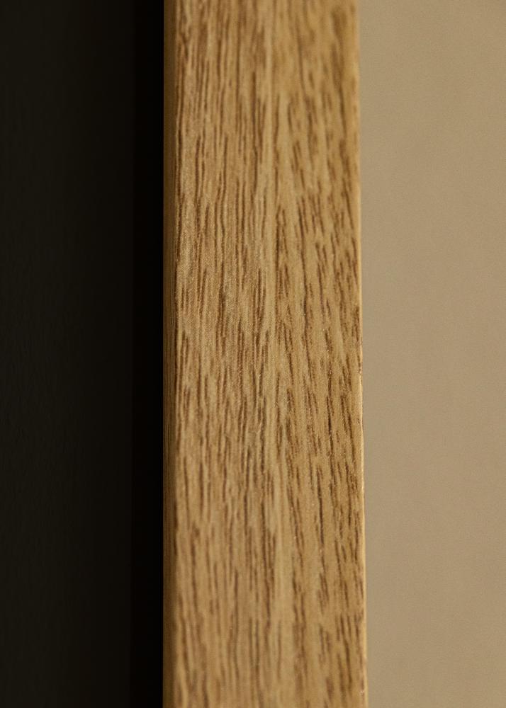 Ram med passepartou Rahmen Selection Eiche 13x18 cm - Passepartout Schwarz 9x12 cm