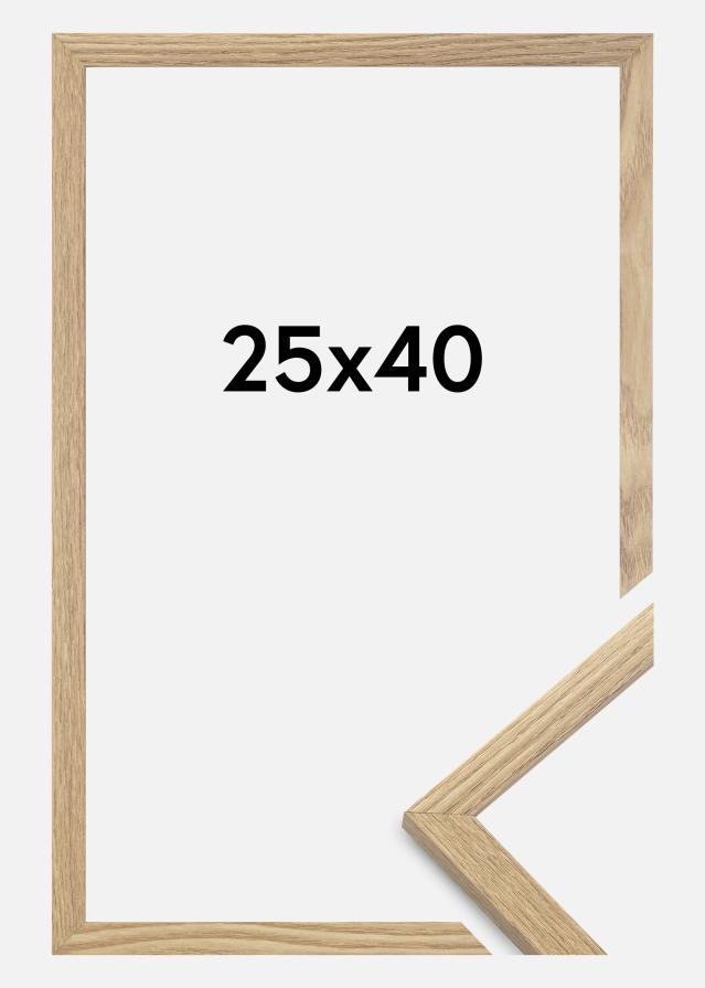 BGA Rahmen Trendy Acrylglas Eiche 25x40 cm