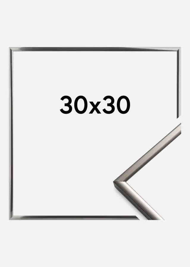 Walther Rahmen New Lifestyle Edelstahl 30x30 cm