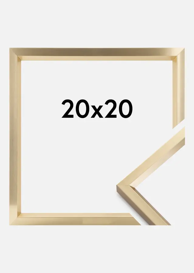 Walther Rahmen Steel Style Gold 20x20 cm