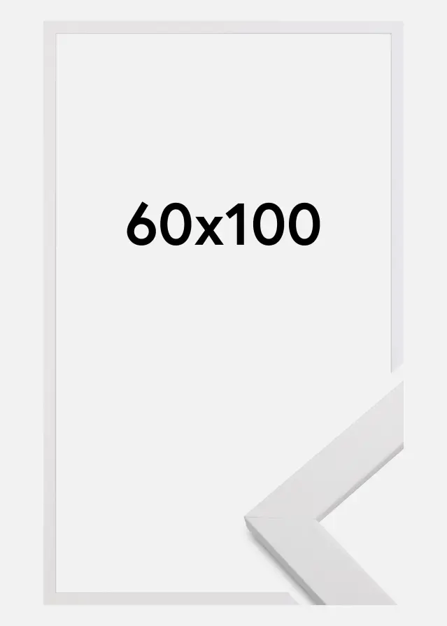 Galleri 1 Rahmen White Wood 60x100 cm