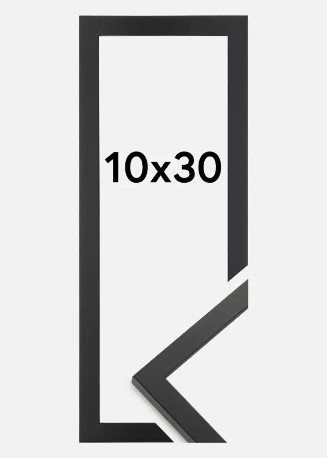 Artlink Factory I Rahmen Trendy Acrylglas Schwarz 10x30 cm