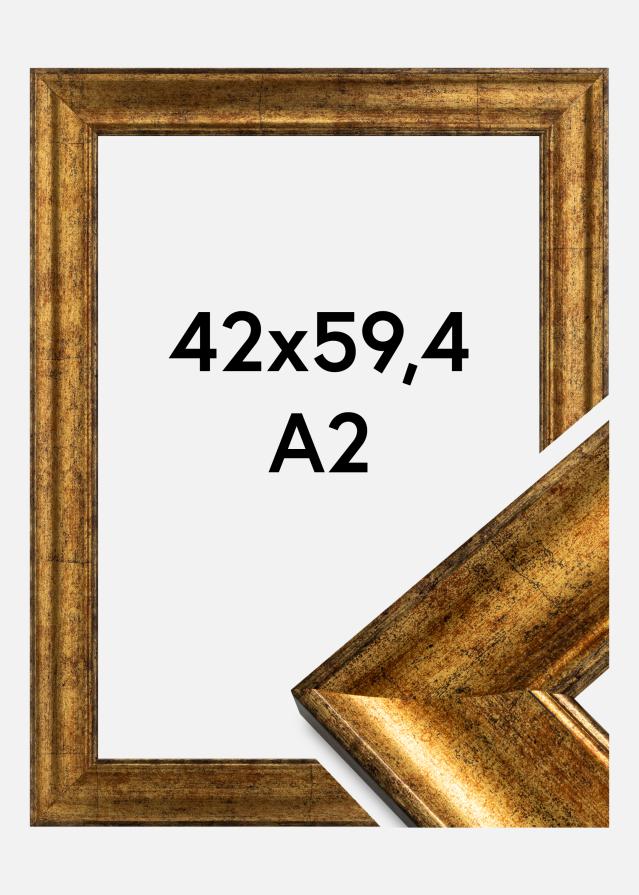 Galleri 1 Rahmen Saltsjöbaden Gold  42x59,4 cm (A2)