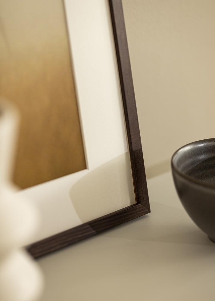 Estancia Rahmen E-Line Acrylglas Walnuss 70x100 cm