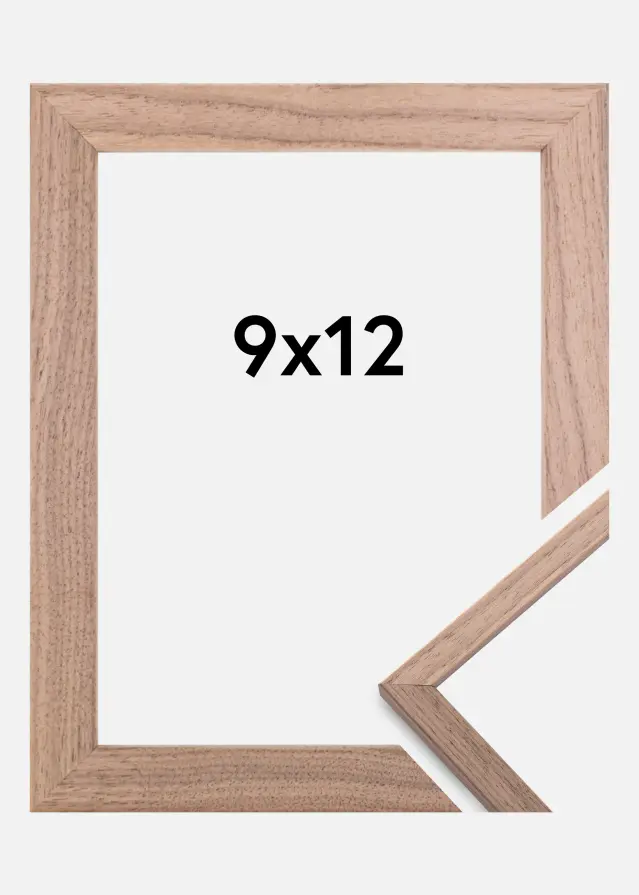 Galleri 1 Rahmen Edsbyn Walnuss Hell 9x12 cm