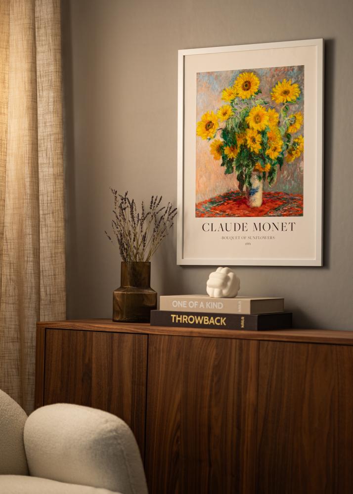 BGA Rahmen Deco Acrylglas Weiß 60x60 cm