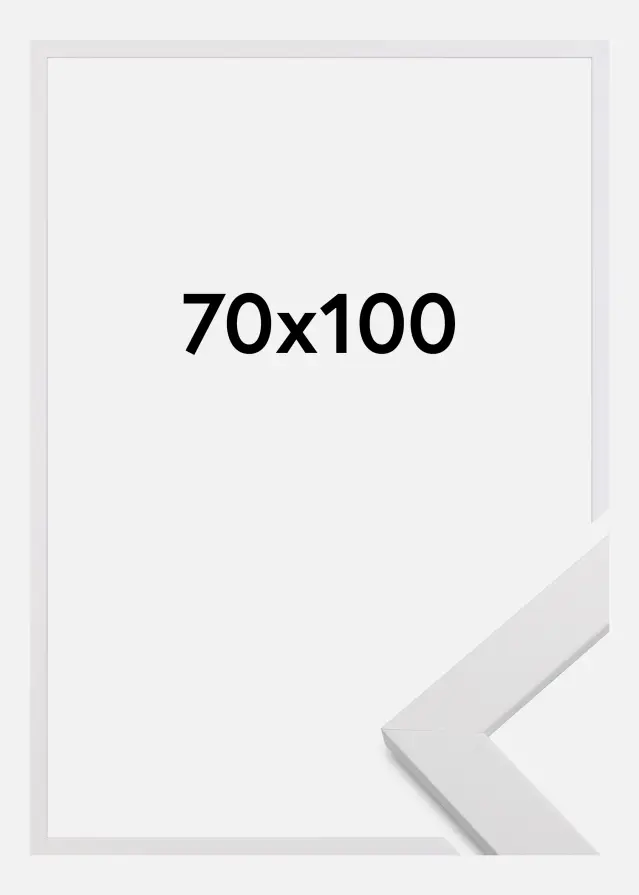 Galleri 1 Rahmen White Wood Acrylglas 70x100 cm
