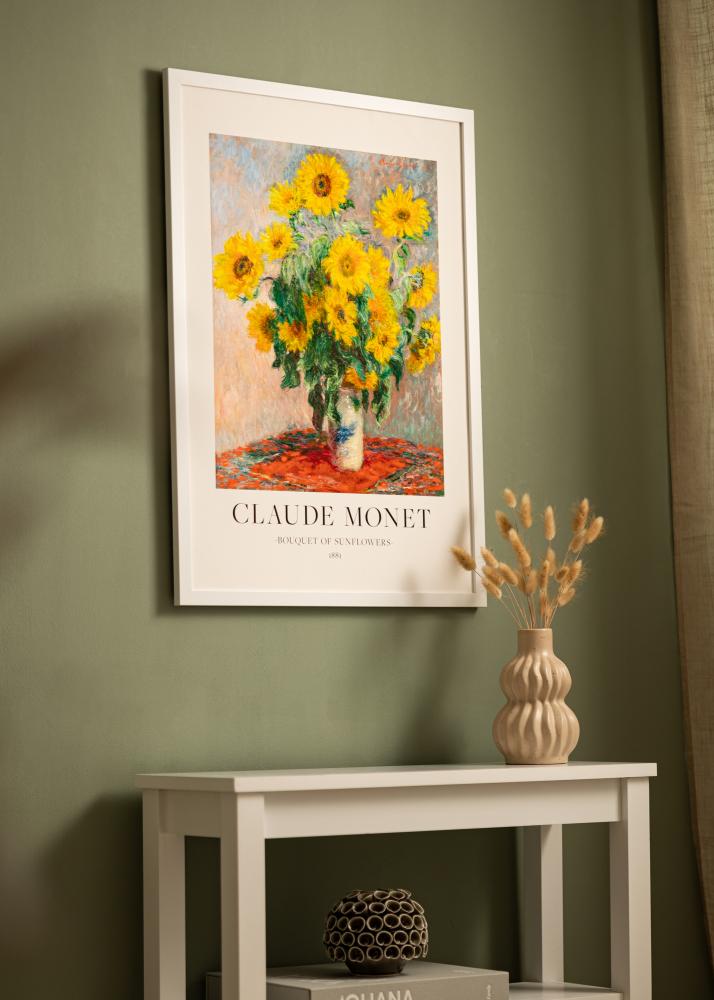 BGA Rahmen Deco Acrylglas Weiß 60x60 cm