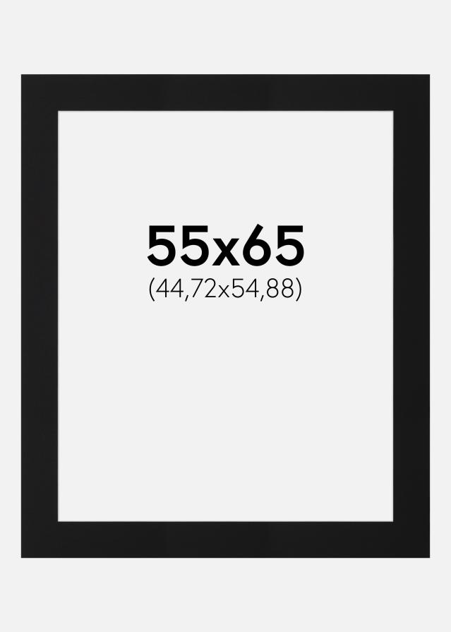 Artlink Passepartout Schwarz Standard (weißer Kern) 55x65 cm (44,72x54,88)