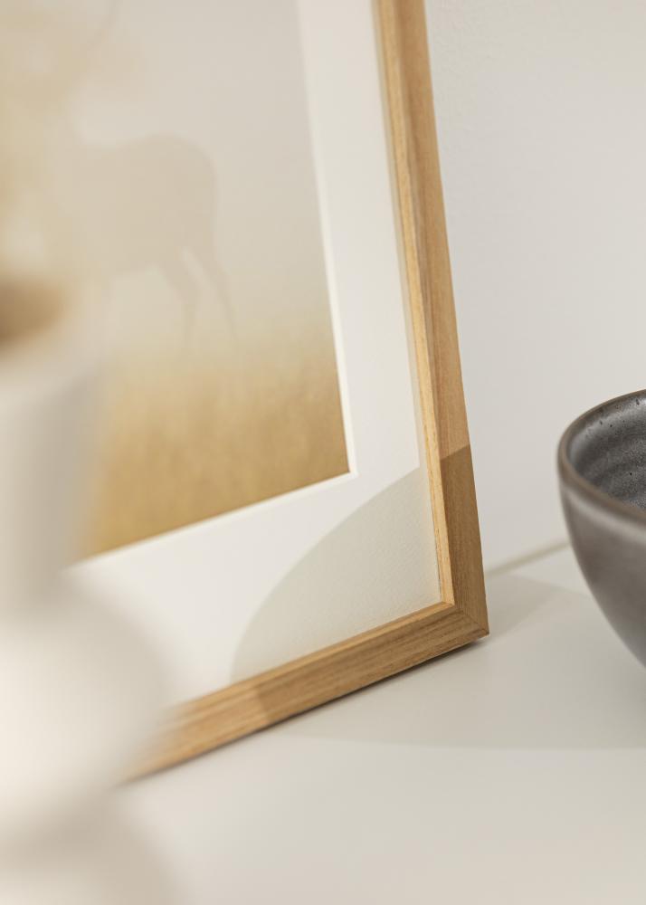 BGA Rahmen Massiv Eiche Acrylglas 21x29,7 cm (A4)