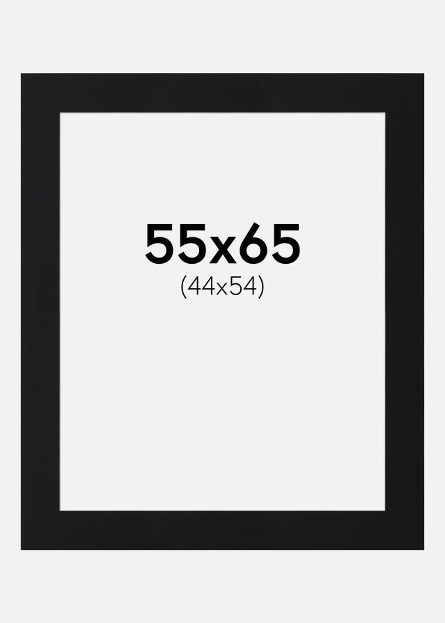 Artlink Passepartout Schwarz Standard (weißer Kern) 55x65 cm (44x54)