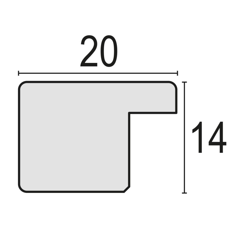 ZEP Rahmen Theresa Braun 30x45 cm