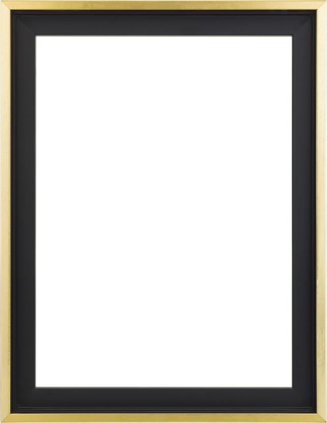 Mavanti Rahmen für Leinwand Tacoma Schwarz / Gold 50x70 cm