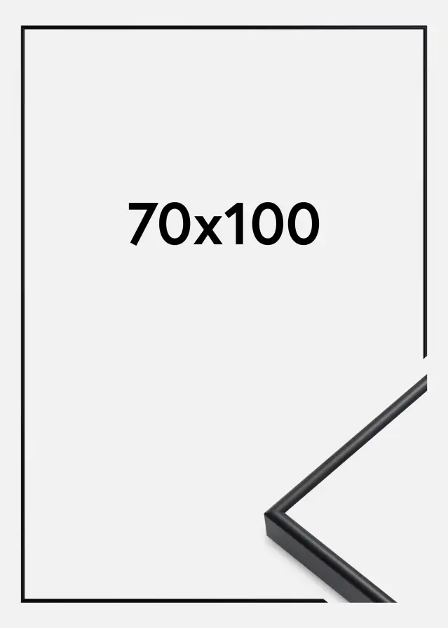 Estancia Rahmen Visby Acrylglas Schwarz 70x100 cm