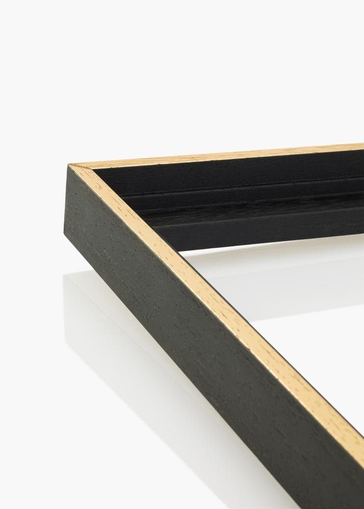 Mavanti Rahmen für Leinwand Madison Schwarz / Gold 40x60 cm