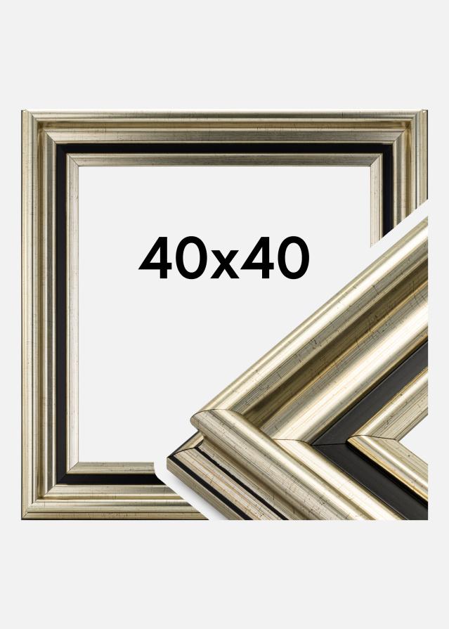 Ramverkstad Rahmen Gysinge Premium Silber 40x40 cm