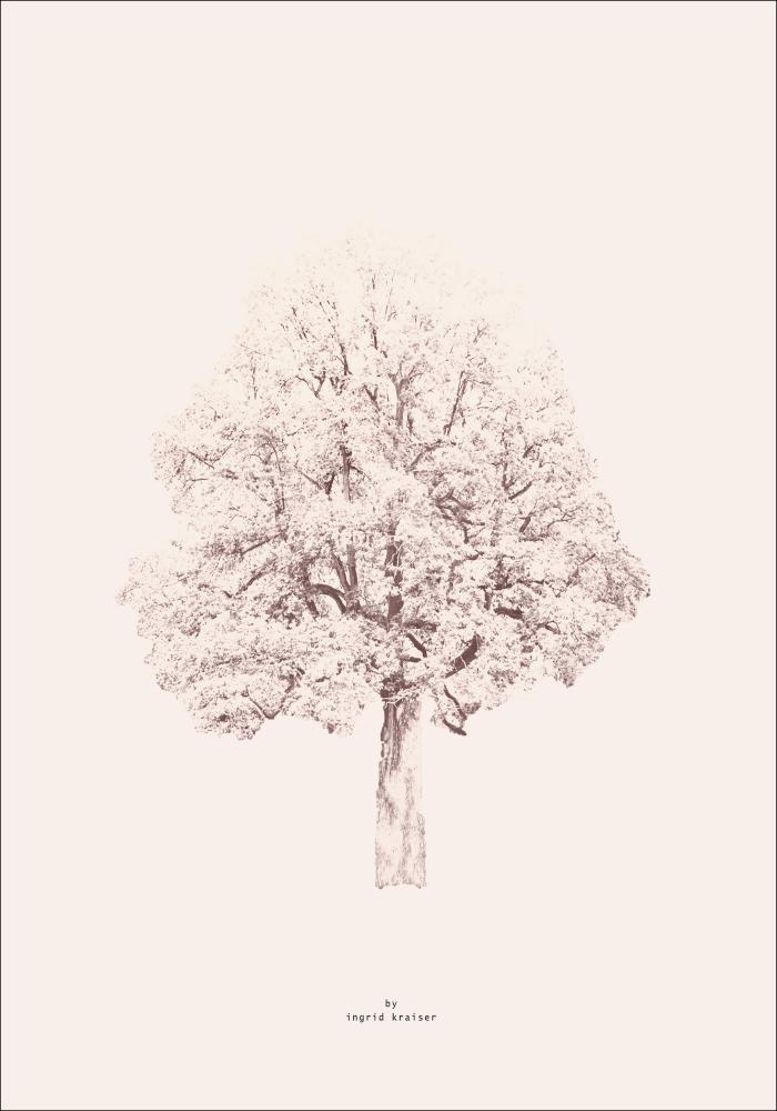 Bildverkstad Pink Tree Poster