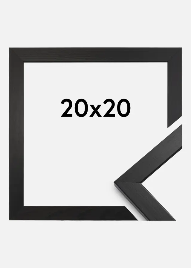 Estancia Rahmen Stilren Schwarz 20x20 cm