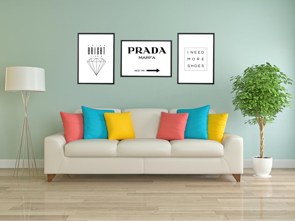 Bildverkstad I need more shoes Poster