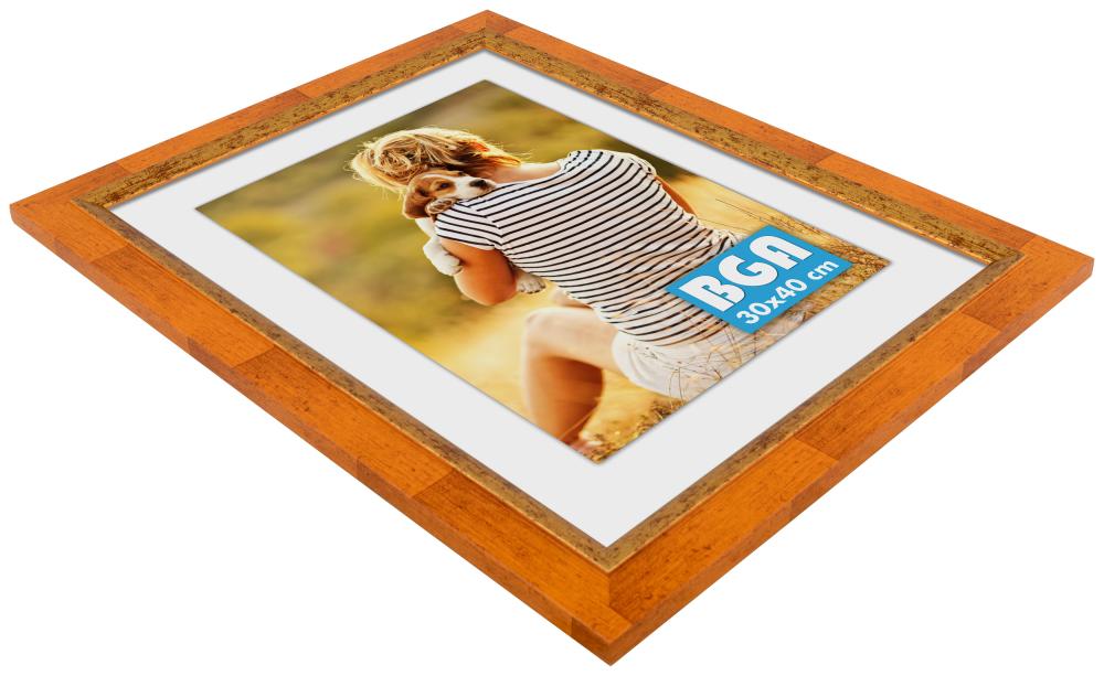 Ramverkstad Rahmen Färila Orange - Größe nach Wunsch