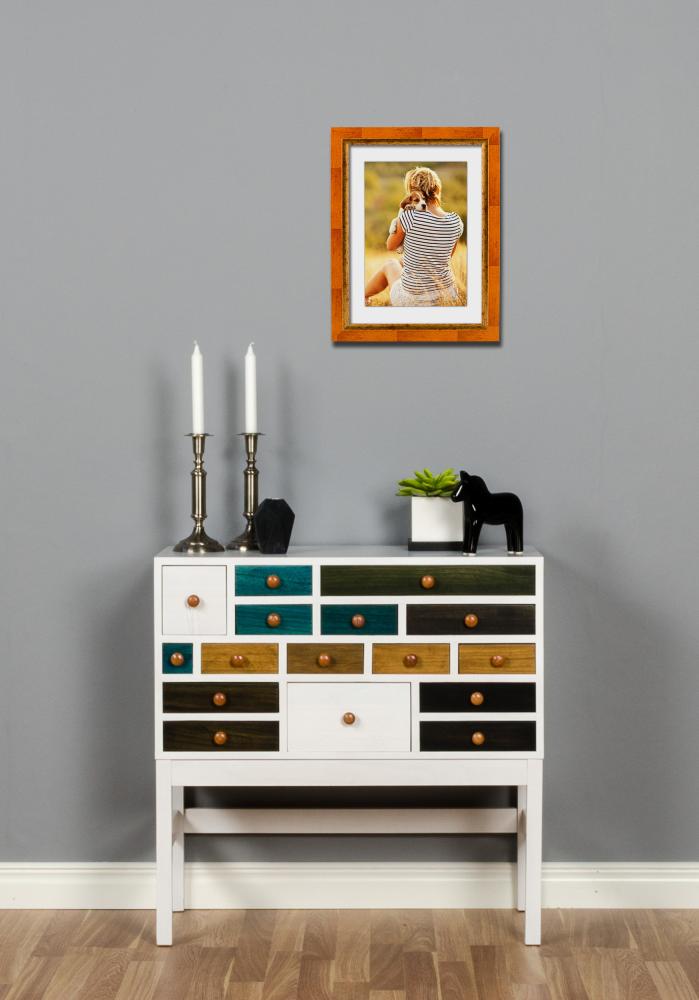 Ramverkstad Rahmen Färila Orange - Größe nach Wunsch