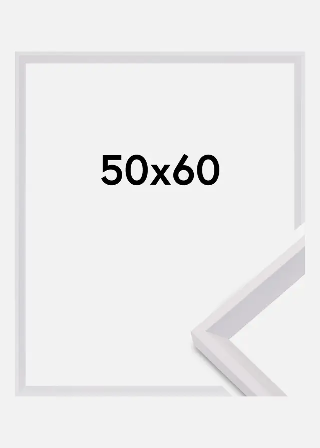 Galleri 1 Rahmen Globe Acrylglas Weiß 50x60 cm