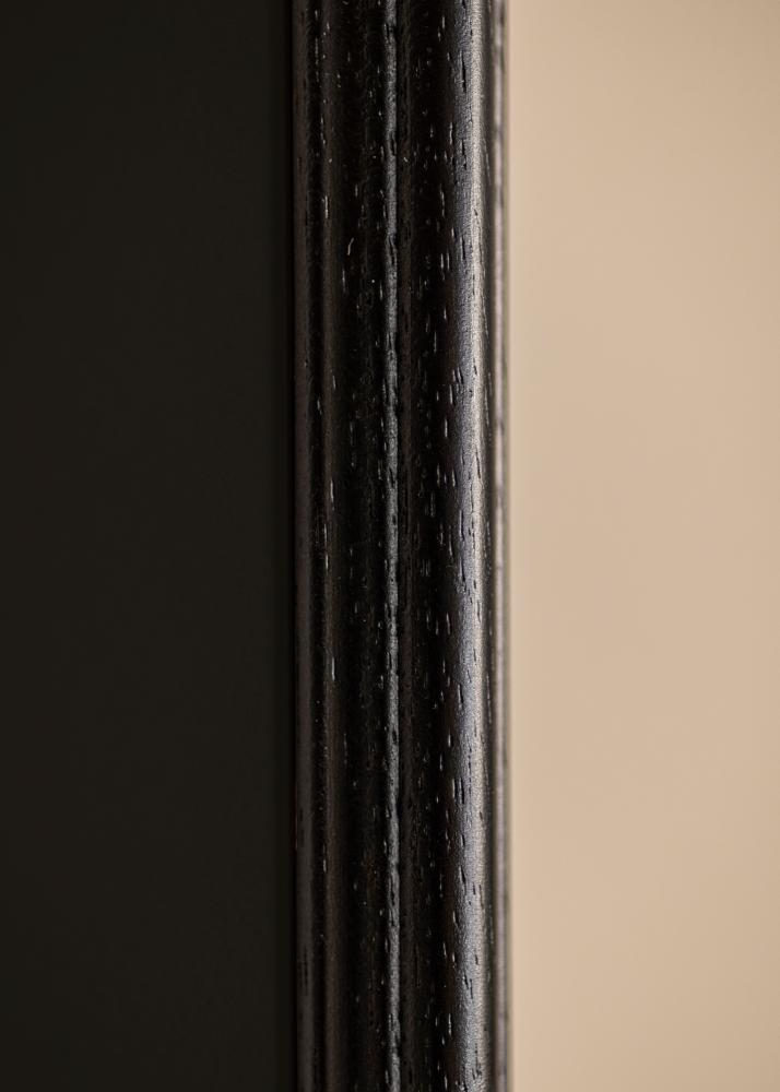 Ram med passepartou Rahmen Horndal Schwarz 18x24 cm - Passepartout Schwarz 13x18 cm