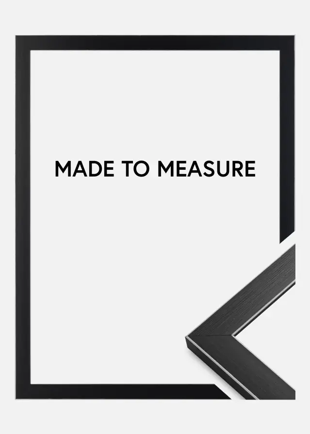 Ramverkstad Rahmen New York Schwarz - Größe nach Wunsch