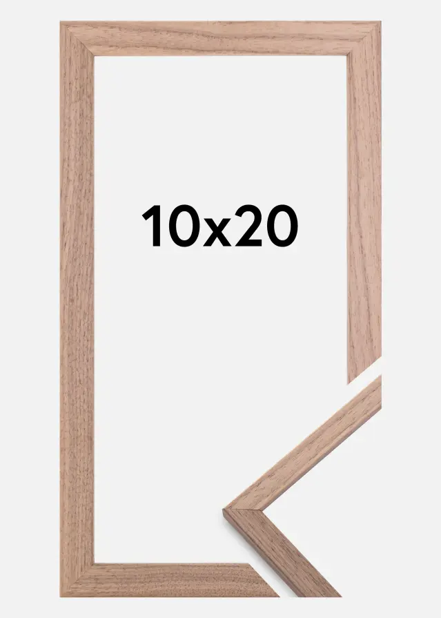 Galleri 1 Rahmen Edsbyn Walnuss Hell 10x20 cm