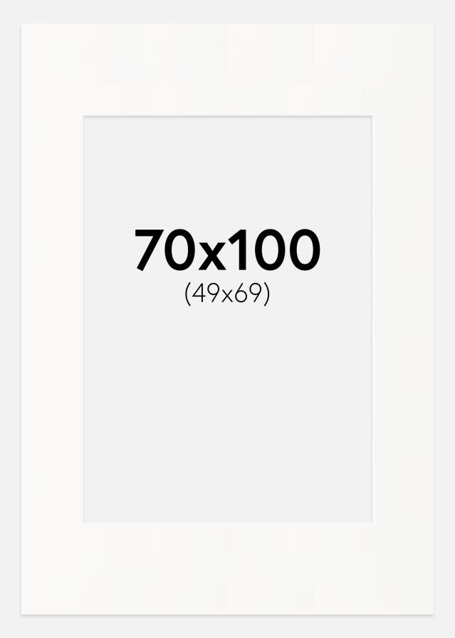 Galleri 1 Passepartout Offwhite (weißer Kern) 70x100 cm (49x69)