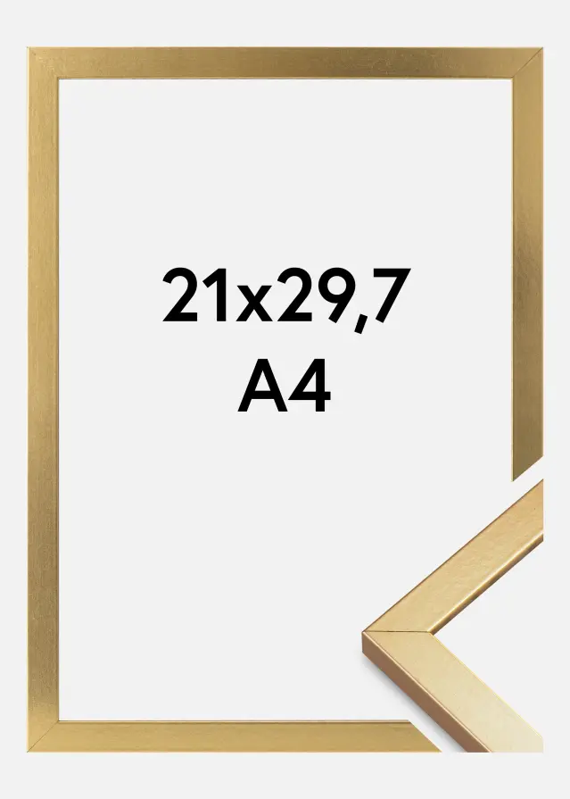 Mavanti Rahmen Minerva Acrylglas Gold 21x29,7 cm (A4)