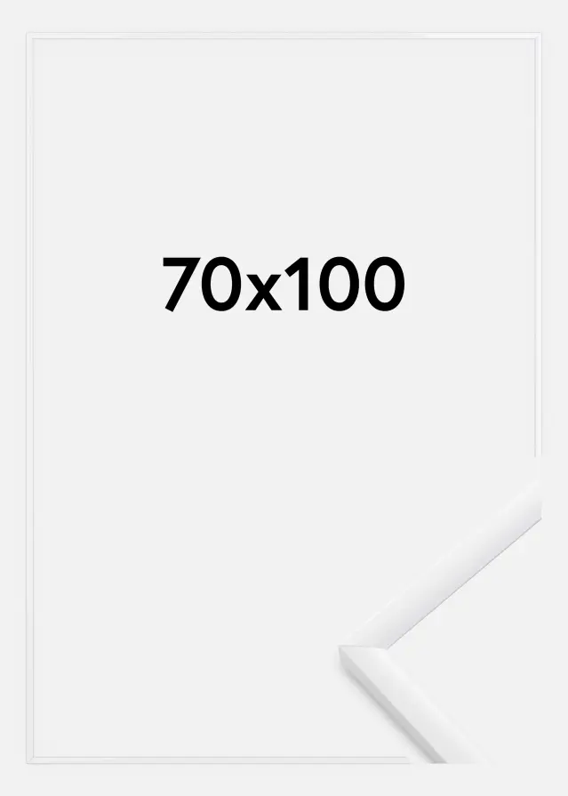 BGA Rahmen New Lifestyle Acrylglas Weiß 70x100 cm