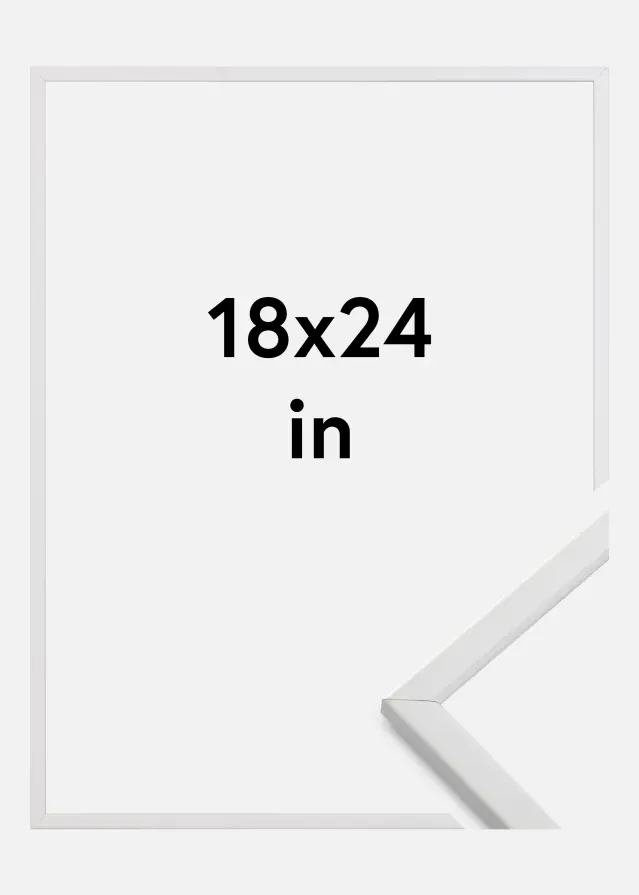 Estancia Rahmen Galant Acrylglas Weiß 18x24 cm