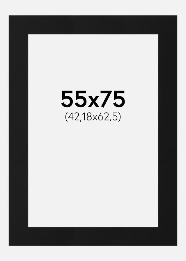 Artlink Passepartout Schwarz Standard (weißer Kern) 55x75 cm (42,18x62,5)