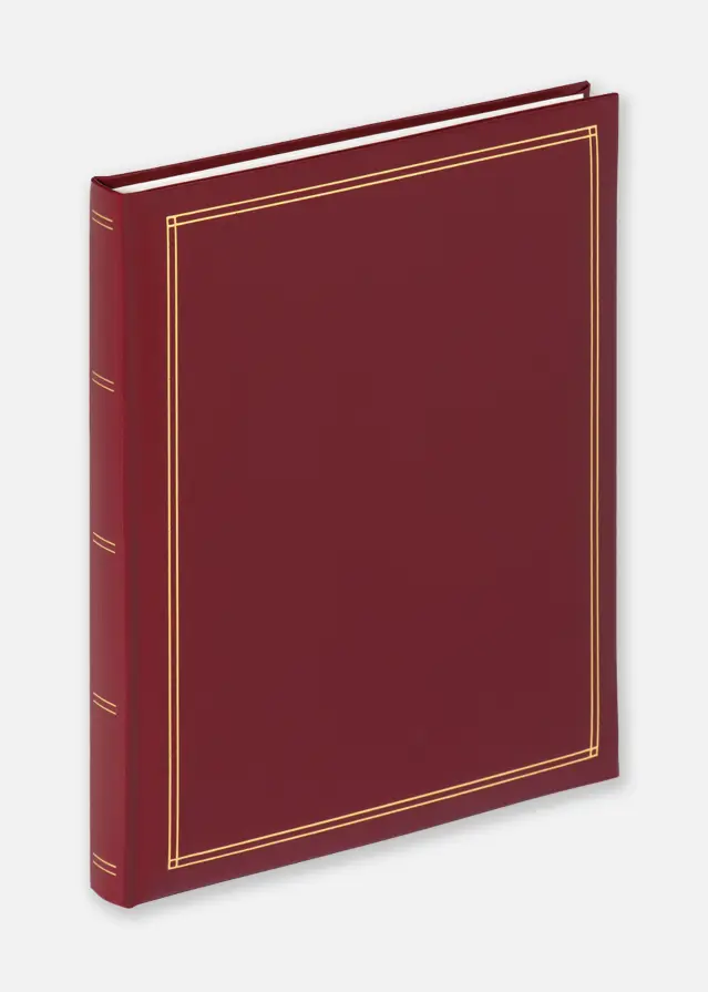 Walther Monza Album Selbstklebend Rot - 26x30 cm (30 Schutzseiten)