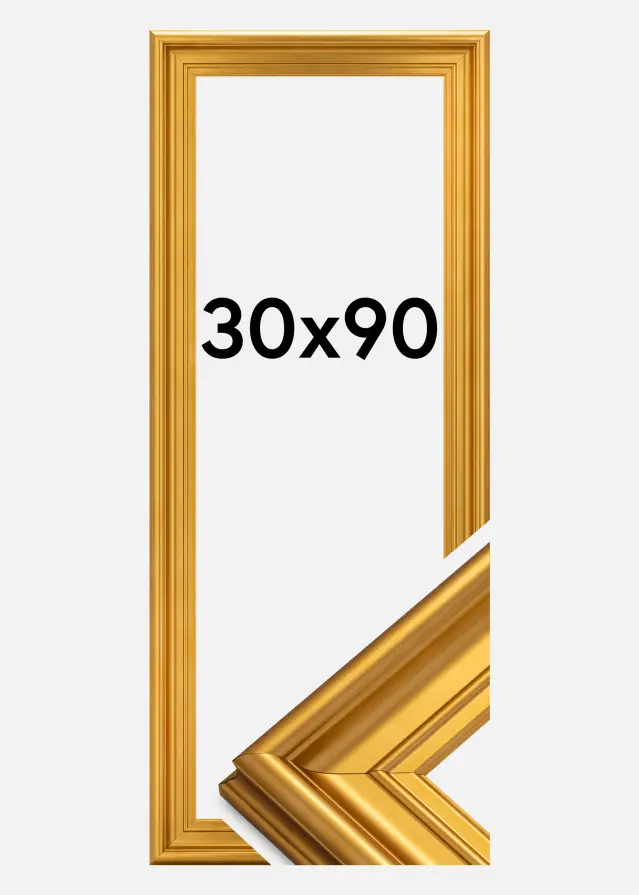 Ramverkstad Rahmen Mora Premium Gold 30x90 cm