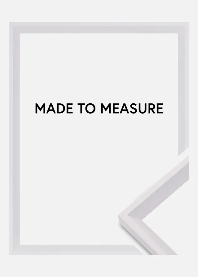 Ramverkstad Rahmen Globe Weiß - Größe nach Wunsch