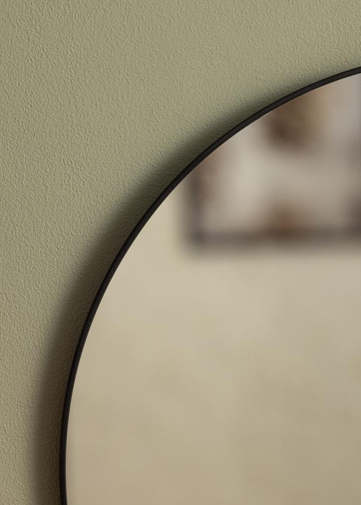 KAILA KAILA Round Mirror - Thin Black 40 cm Ø