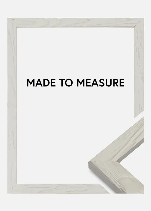 Ramverkstad Rahmen Segenäs Weiß - Größe nach Wunsch