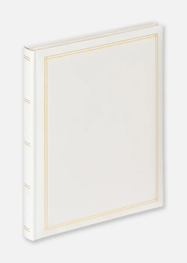 Walther Monza Album Selbstklebend Weiß - 26x30 cm (30 Schutzseiten)