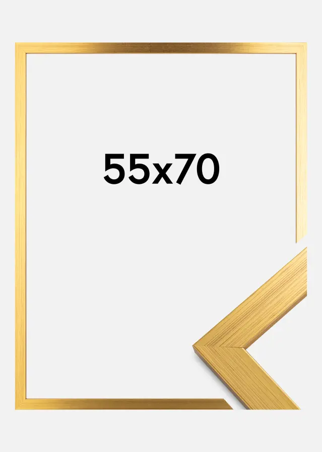 Galleri 1 Rahmen Gold Wood Acrylglas 55x70 cm