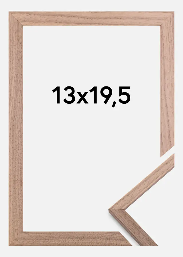 Galleri 1 Rahmen Edsbyn Walnuss Hell 13x19,5 cm