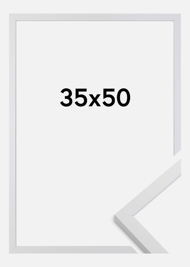 BGA Rahmen Trendy Acrylglas Weiß 35x50 cm