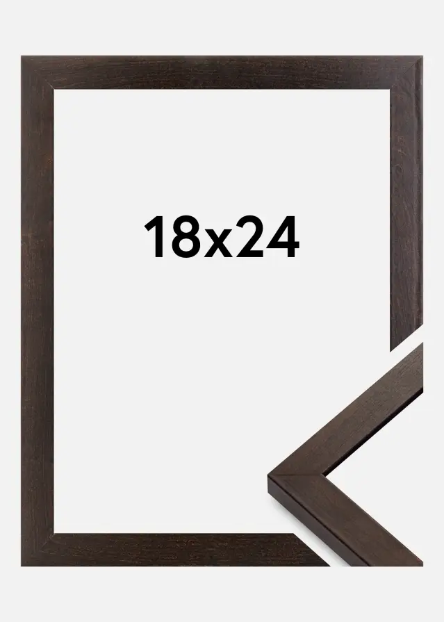 BGA Rahmen Selection Acrylglas Walnuss 18x24 cm