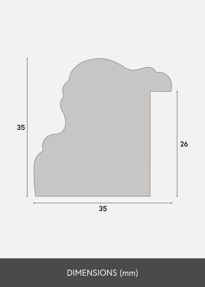 Ramverkstad Spiegel Mars Gold - nach Wunschmaß