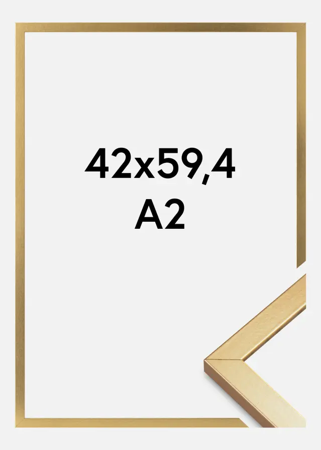 Mavanti Rahmen Minerva Acrylglas Gold 42x59,4 cm (A2)