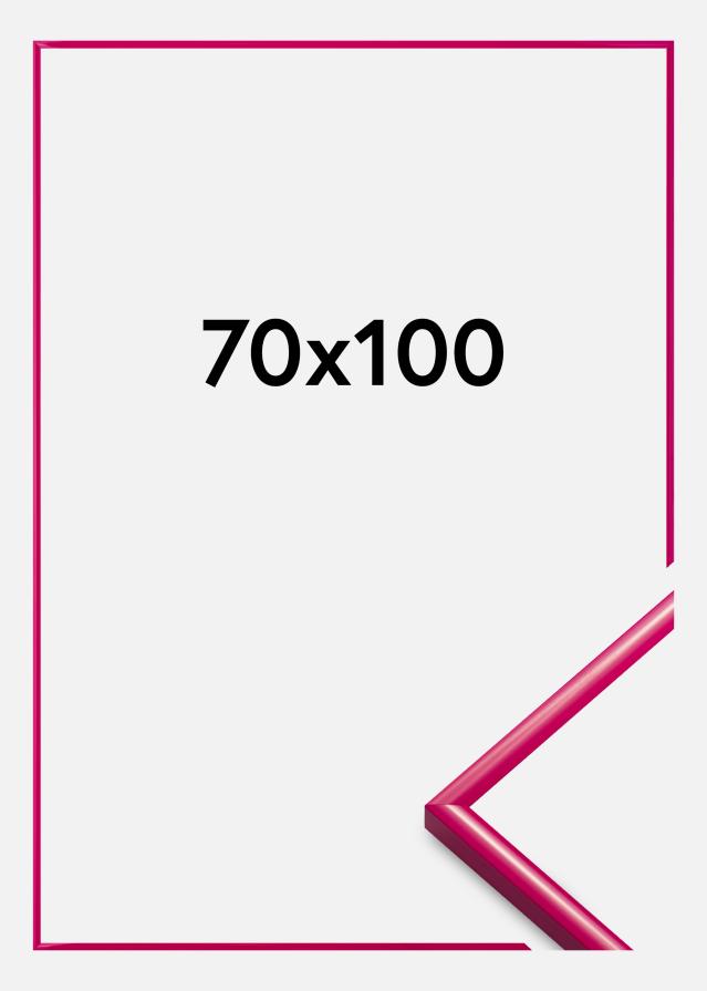 BGA Rahmen New Lifestyle Acrylglas Dunkelrosa 70x100 cm