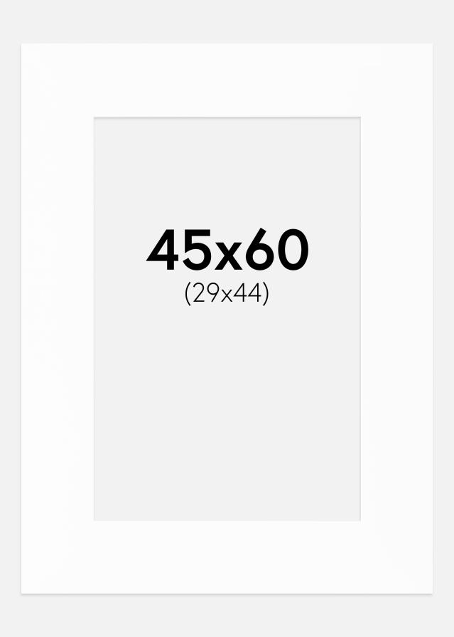 Galleri 1 Passepartout Canson Weiß (weißer Kern) 45x60 cm (29x44)