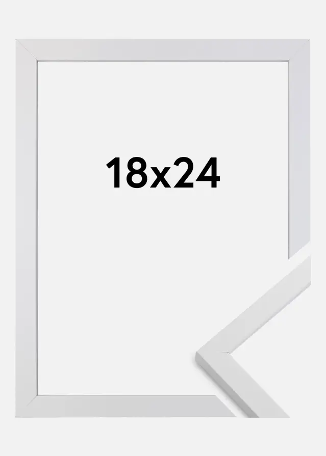 Artlink Rahmen Trendy Acrylglas Weiß 18x24 cm