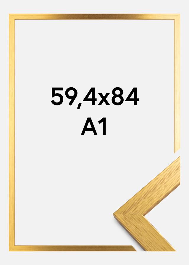 Galleri 1 Rahmen Gold Wood 59,4x84,1 cm (A1)